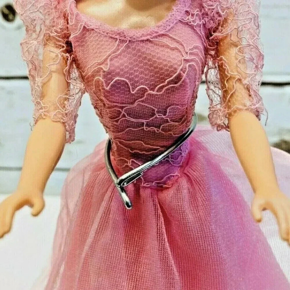 MATTEL BARBIE Disney Doll Black Hair Brown Eyes Pink Dress 12" Tall - Picture 3 of 11